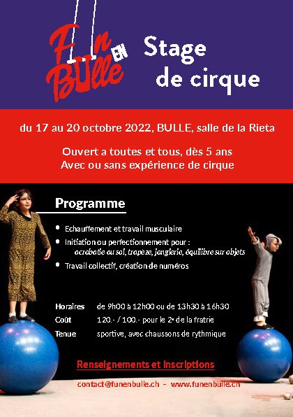 Image Stage d'automne 2022, inscriptions ouvertes