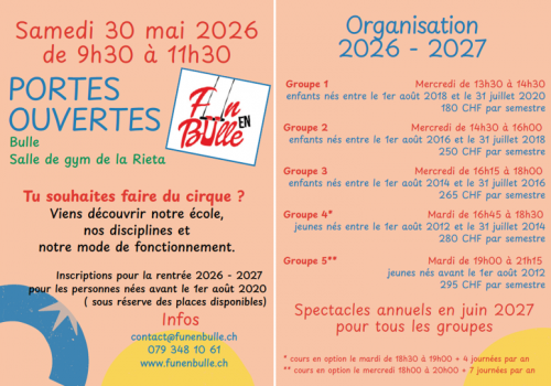 Image Portes ouvertes le 30 mai 2026