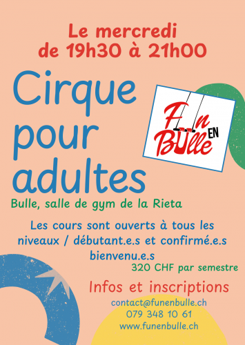 Image Inscription pour les nouveaux cours de cirque adultes